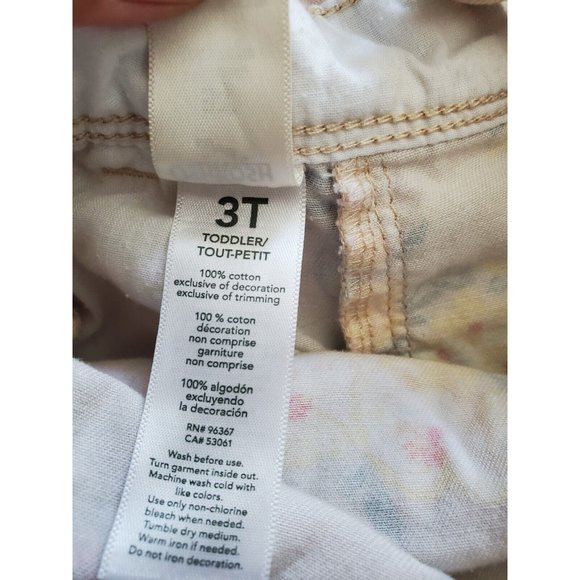 OshKosh B’Gosh Overalls , floral , Multiple colors,  3T Girls, EUA - Picture 5 of 5